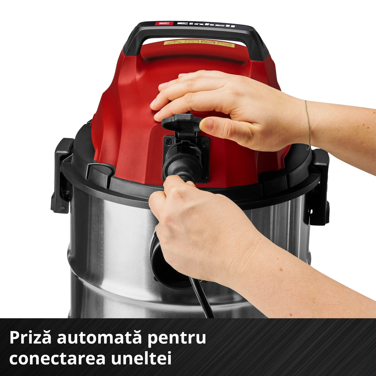 Aspirator umed - uscat Einhell TC - VC 3055 SA - cablu 3 m, maner transport, 900 W, 2000 W BricoMart - scule electrice si unelte profesionale - BricoMart