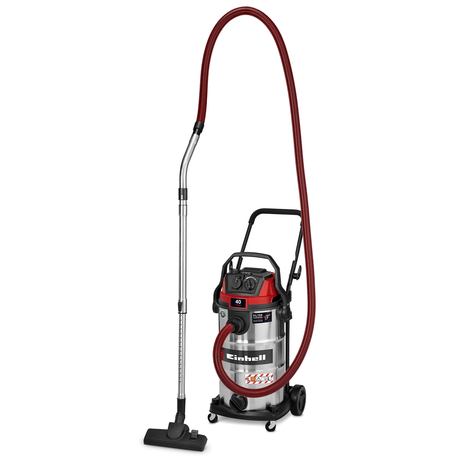 Aspirator umed - uscat Einhell TE - VC 4090 SACL - cablu 6 m, maner transport, 1150 W, 40 l BricoMart - scule electrice si unelte profesionale - BricoMart