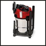 Aspirator umed/uscat Einhell TC - VC 1812 S (putere 1.250, sistem de furtun de 36 mm, recipient din otel inoxidabil de 12 l, filtru din spuma, duze extinse Einhell - scule electrice si unelte profesionale - BricoMart