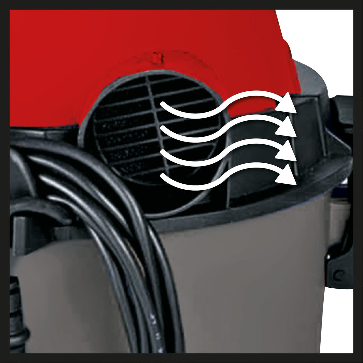 Aspirator umed/uscat Einhell TC - VC 1815 1250 W, 180 mbar, rezervor robust din plastic de 15 litri, racord de suflare, 4 roti, suport pentru accesorii, incl. furtun de aspirare, duze + filtre Einhell - scule electrice si unelte profesionale - BricoMart