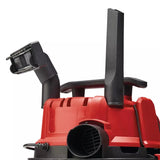 Aspirator umed/uscat Einhell TC-VC 2045, 850 wati, capacitate de aspirare 180 mbar, recipient de colectare 20 l, racord de suflare, maner de transport, incl. duze, filtre si sac de colectare a murdariei - imagine 5