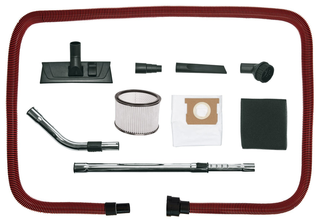 Aspirator umed/uscat Einhell TE - VC 2025 SACL, clasa de protectie impotriva prafului L, pentru particule de praf cu valori OEL >1 mg/m³, rezervor din otel inoxidabil de 25 de litri, sistem de curatare a filtrului, inclusiv duze si filtru Einhell - scule electrice si unelte profesionale - BricoMart