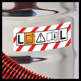 Aspirator umed/uscat Einhell TE - VC 2025 SACL, clasa de protectie impotriva prafului L, pentru particule de praf cu valori OEL >1 mg/m³, rezervor din otel inoxidabil de 25 de litri, sistem de curatare a filtrului, inclusiv duze si filtru Einhell - scule electrice si unelte profesionale - BricoMart