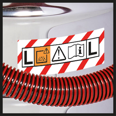 Aspirator umed/uscat Einhell TE - VC 2350 SACL, 1.600 W, clasa de protectie la praf L, sistem de curatare a filtrului, putere de aspirare 230 mbar, recipient din otel inoxidabil de 50 l Einhell - scule electrice si unelte profesionale - BricoMart