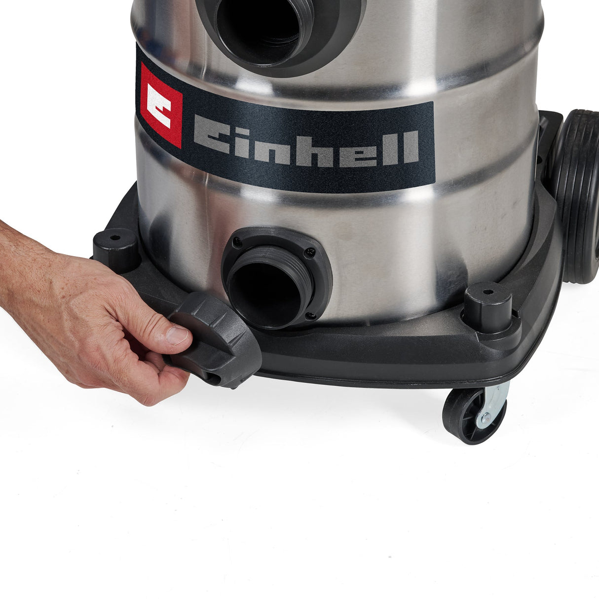 Aspirator umed/uscat pe acumulator Einhell TE - VC 36/25 Li S - Solo Power X - Change (36 V, recipient din otel inoxidabil de 25 L, capacitate de aspirare de 150 mbar, incl. selectie de filtre si duze, fara acumulator Einhell - scule electrice si unelte profesionale - BricoMart