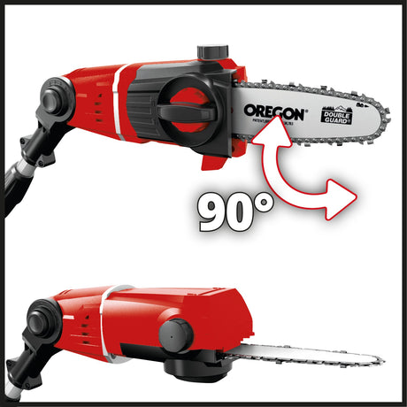 Atasament original Einhell pentru trimmer de gard viu (accesoriu potrivit pentru trimmere de gard viu telescopice fara cablu GE - HH 18/45 Li T, lungime de taiere 17 cm, lubrifiere automata a lantului) Einhell - scule electrice si unelte profesionale - BricoMart