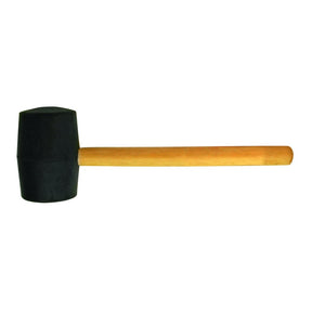 BASIC Ciocan cauciuc negu maner lemn rotund 445g BS Capatul este fabricat din cauciuc foarte elastic Basic - scule electrice si unelte profesionale - BricoMart