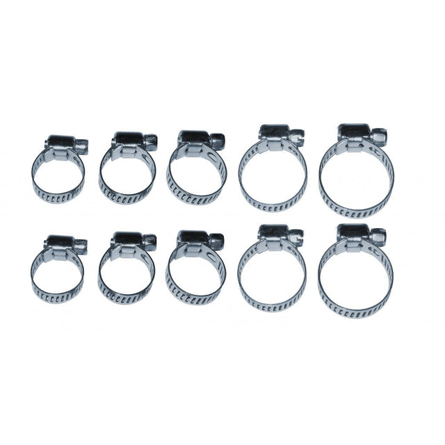 BASIC Coliere metalice set 10pcs BS Galvanizat Basic - scule electrice si unelte profesionale - BricoMart