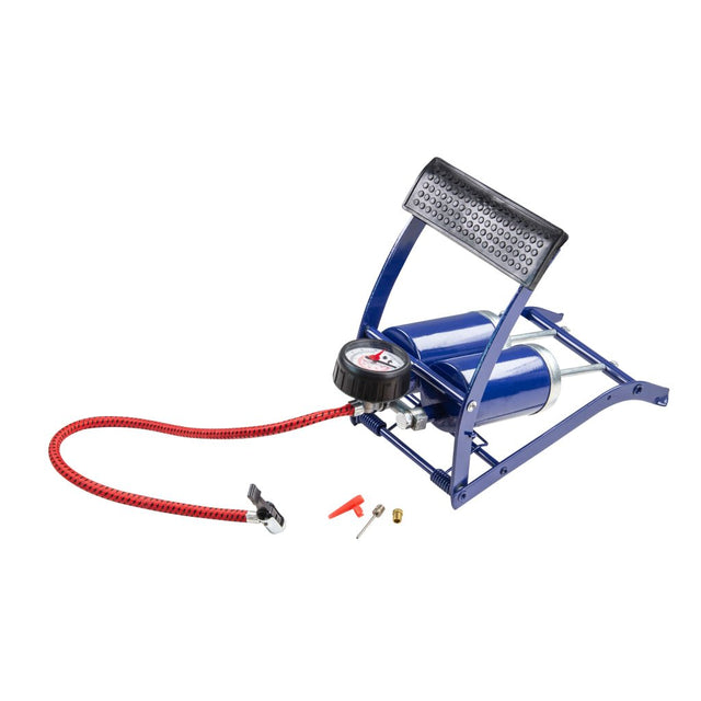 BASIC Pompa picior dubla 1900cm3 BS Manometru Basic - scule electrice si unelte profesionale - BricoMart