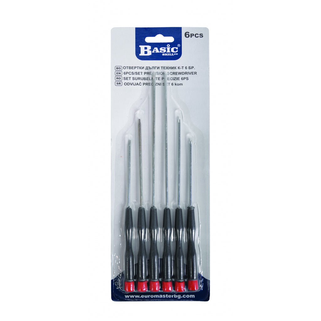 BASIC Surubelnite precizie set 6pcs BS Lungi, de precizie Basic - scule electrice si unelte profesionale - BricoMart