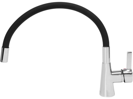 BATERIE DE BUCATARIE CU FURTUN FLEXIBIL, NEGRU Fala 75705 - Baterii pentru chiuvete, 15 cm, ergonomic, inox Fala - scule electrice si unelte profesionale - BricoMart