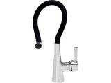 BATERIE DE BUCATARIE CU FURTUN FLEXIBIL, NEGRU Fala 75705 - Baterii pentru chiuvete, 15 cm, ergonomic, inox Fala - scule electrice si unelte profesionale - BricoMart