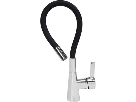 BATERIE DE BUCATARIE CU FURTUN FLEXIBIL, NEGRU Fala 75705 - Baterii pentru chiuvete, 15 cm, ergonomic, inox Fala - scule electrice si unelte profesionale - BricoMart