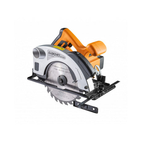 BAUKRAFT Ferastrau circular ø185mm 1200W BK - CS23 Manere cu forma ergonomica Reglarea unghiului de taiere Ghid paralel de taiere Laser Baukraft - scule electrice si unelte profesionale - BricoMart