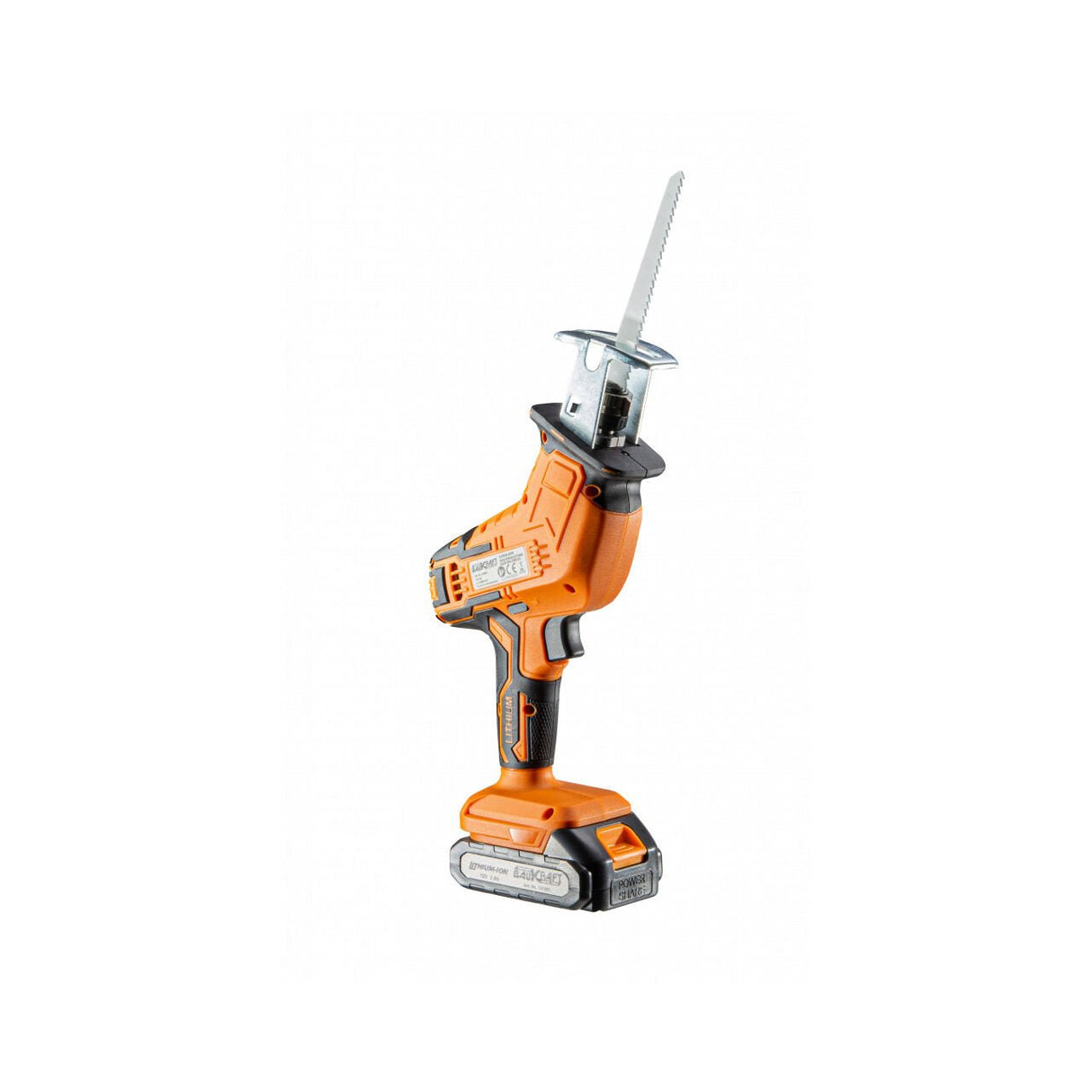 BAUKRAFT Fierastrau tip sabie 18V 2Ah BK - CRS33 Set SDS - sistem pentru schimbarea rapidă și convenabilă a cuțitului Buton pentru prevenirea pornirii accidentale Design compa Baukraft - scule electrice si unelte profesionale - BricoMart