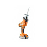 BAUKRAFT Fierastrau tip sabie 18V 2Ah BK - CRS33 Set SDS - sistem pentru schimbarea rapidă și convenabilă a cuțitului Buton pentru prevenirea pornirii accidentale Design compa Baukraft - scule electrice si unelte profesionale - BricoMart