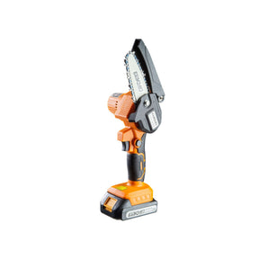 BAUKRAFT Mini fierastrau electric 18V 1/4".043" 28T 2Ah BK - GP23 Set Datorită echilibrului excelent și mânerului amplasat convenabil, este garantată munca de lunga durata Extrem de potrivit Baukraft - scule electrice si unelte profesionale - BricoMart
