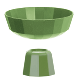 Bază pentru fructieră Metropolis, verde, 110x(h)82mm Fine Dine