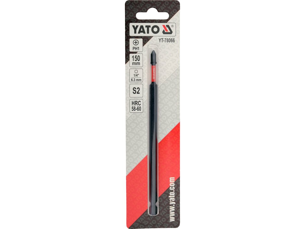 Bit de impact YATO YT-78066, 1/4, 150 mm PH1, 1 buc. - imagine 4