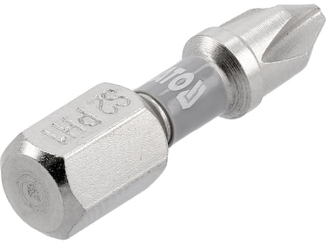 BITI 1/4 25MM PH1, 2 BUC, NI Yato YT - 78000 - 6.3 mm, 25 mm Yato - scule electrice si unelte profesionale - BricoMart