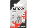 BITI 1/4 25MM PH2, 2 BUC, NI Yato YT - 78001 - 6.3 mm, 25 mm Yato - scule electrice si unelte profesionale - BricoMart