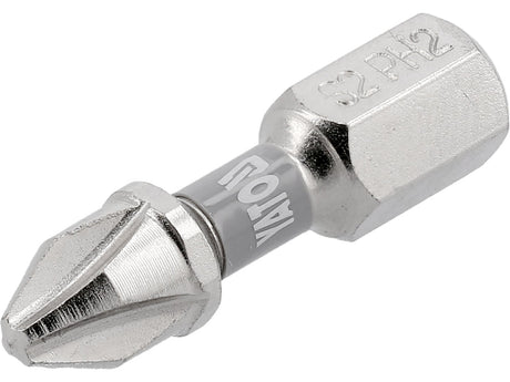 BITI 1/4 25MM PH2, 2 BUC, NI Yato YT - 78001 - 6.3 mm, 25 mm Yato - scule electrice si unelte profesionale - BricoMart