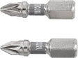 BITI 1/4 25MM PZ1, 2 BUC, NI Yato YT - 78003 - 6.3 mm, 25 mm Yato - scule electrice si unelte profesionale - BricoMart