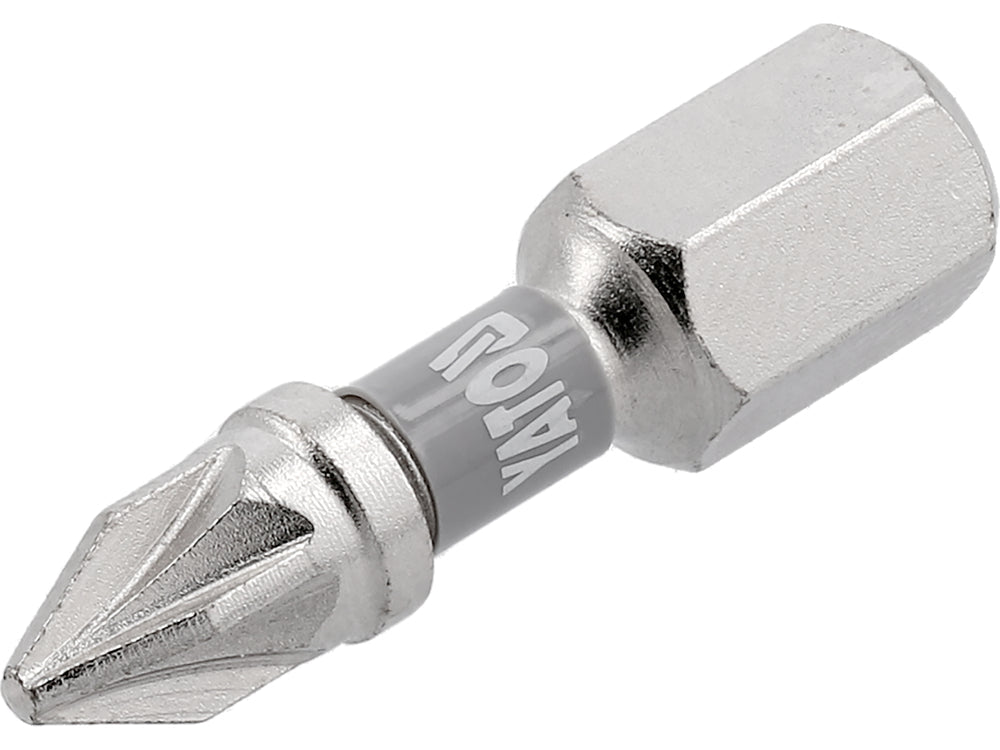 BITI 1/4 25MM PZ1, 2 BUC, NI Yato YT - 78003 - 6.3 mm, 25 mm Yato - scule electrice si unelte profesionale - BricoMart