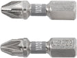 BITI 1/4 25MM PZ2, 2 BUC, NI Yato YT - 78004 - 6.3 mm, 25 mm Yato - scule electrice si unelte profesionale - BricoMart