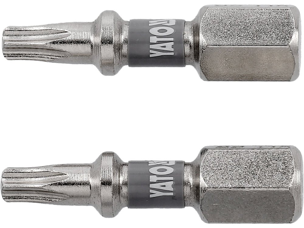 BITI 1/4 25MM T15, 2 BUC, NI Yato YT - 78012 - 6.3 mm, 25 mm Yato - scule electrice si unelte profesionale - BricoMart