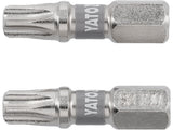 BITI 1/4 25MM T30, 2 BUC, NI Yato YT - 78015 - 6.3 mm, 25 mm Yato - scule electrice si unelte profesionale - BricoMart