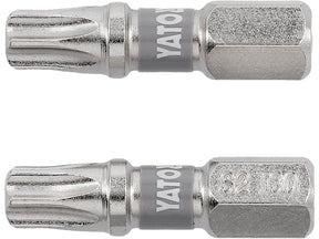 BITI 1/4 25MM T30, 2 BUC, NI Yato YT - 78015 - 6.3 mm, 25 mm Yato - scule electrice si unelte profesionale - BricoMart