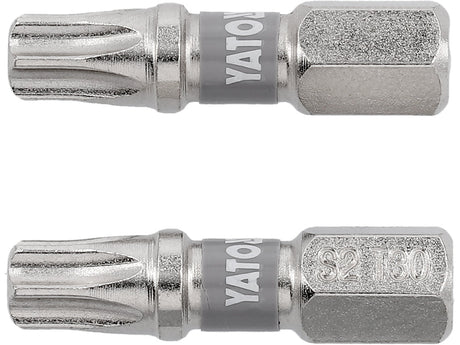 BITI 1/4 25MM T30, 2 BUC, NI Yato YT - 78015 - 6.3 mm, 25 mm Yato - scule electrice si unelte profesionale - BricoMart