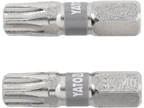 BITI 1/4 25MM T40, 2 BUC, NI Yato YT - 78016 - 6.3 mm, 25 mm Yato - scule electrice si unelte profesionale - BricoMart