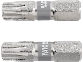 BITI 1/4 25MM T40, 2 BUC, NI Yato YT - 78016 - 6.3 mm, 25 mm Yato - scule electrice si unelte profesionale - BricoMart