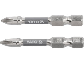 BITI 1/4 50MM PH1, 2 BUC, NI Yato YT - 78020 - 6.3 mm, 50 mm Yato - scule electrice si unelte profesionale - BricoMart