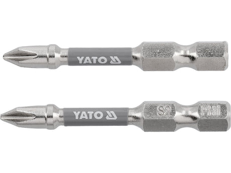 BITI 1/4 50MM PH1, 2 BUC, NI Yato YT - 78020 - 6.3 mm, 50 mm Yato - scule electrice si unelte profesionale - BricoMart