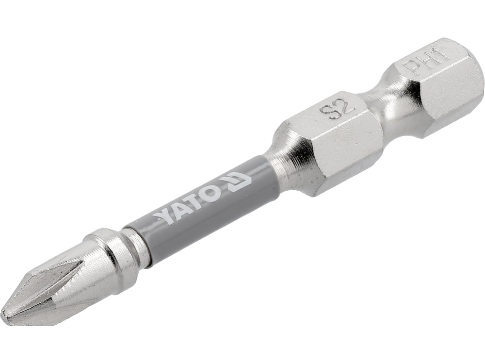 BITI 1/4 50MM PH1, 2 BUC, NI Yato YT - 78020 - 6.3 mm, 50 mm Yato - scule electrice si unelte profesionale - BricoMart