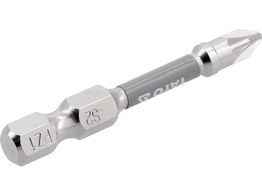 BITI 1/4 50MM PZ1, 2 BUC, NI Yato YT - 78023 - 6.3 mm, 50 mm Yato - scule electrice si unelte profesionale - BricoMart