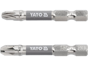 BITI 1/4 50MM PZ3, 2 BUC, NI Yato YT - 78025 - 6.3 mm, 50 mm Yato - scule electrice si unelte profesionale - BricoMart