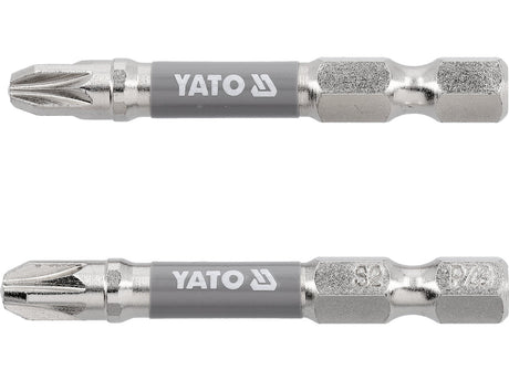BITI 1/4 50MM PZ3, 2 BUC, NI Yato YT - 78025 - 6.3 mm, 50 mm Yato - scule electrice si unelte profesionale - BricoMart