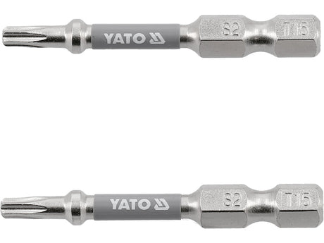 BITI 1/4 50MM T15, 2 BUC, NI Yato YT - 78032 - 6.3 mm, 50 mm Yato - scule electrice si unelte profesionale - BricoMart