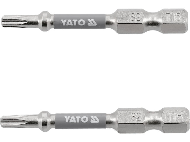 BITI 1/4 50MM T15, 2 BUC, NI Yato YT - 78032 - 6.3 mm, 50 mm Yato - scule electrice si unelte profesionale - BricoMart