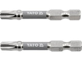 BITI 1/4 50MM T30, 2 BUC, NI Yato YT - 78035 - 6.3 mm, 50 mm Yato - scule electrice si unelte profesionale - BricoMart