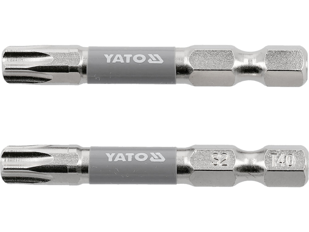 BITI 1/4 50MM T40, 2 BUC, NI Yato YT - 78036 - 6.3 mm, 50 mm Yato - scule electrice si unelte profesionale - BricoMart