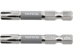 BITI 1/4 50MM T40, 2 BUC, NI Yato YT - 78036 - 6.3 mm, 50 mm Yato - scule electrice si unelte profesionale - BricoMart