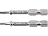 BITI 1/4 50MM T8, 2 BUC, NI Yato YT - 78030 - 6.3 mm, 50 mm Yato - scule electrice si unelte profesionale - BricoMart