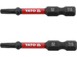 BITI DE IMPACT 1/4 50MM T10 2 BUC Yato YT - 78052 - 6.3 mm, 50 mm Yato - scule electrice si unelte profesionale - BricoMart