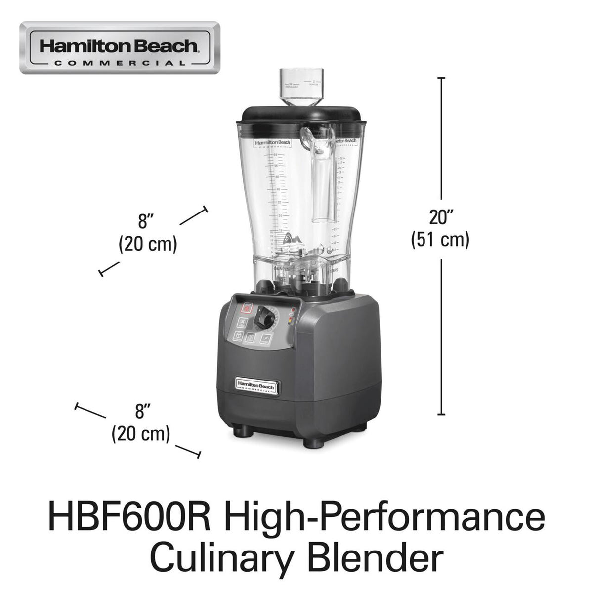 Blender de bucătărie Expeditor HBF600R-CE 1.8L, Hamilton Beach Comercial