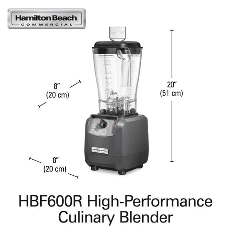 Blender de bucătărie Expeditor HBF600R-CE 1.8L, Hamilton Beach Comercial
